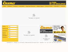 Tablet Screenshot of eterna.com.ar